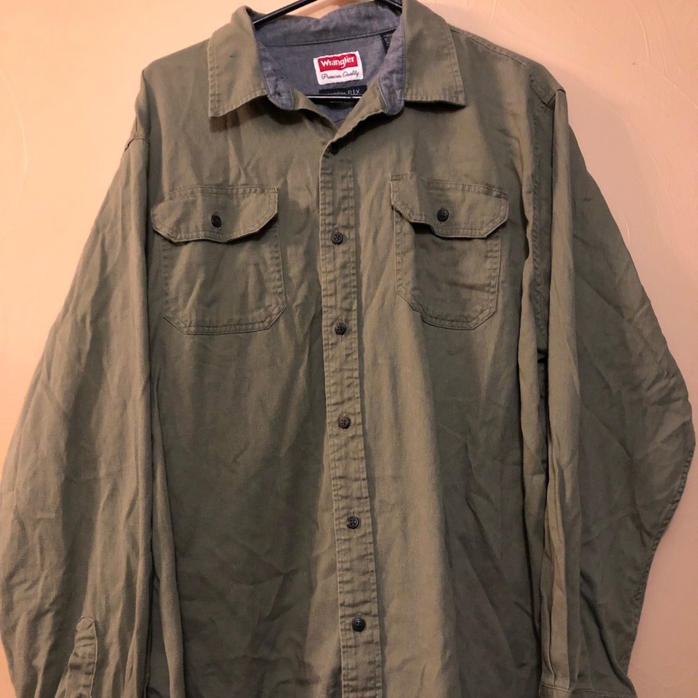 Wrangler Comfort Flex Flannel Size XL